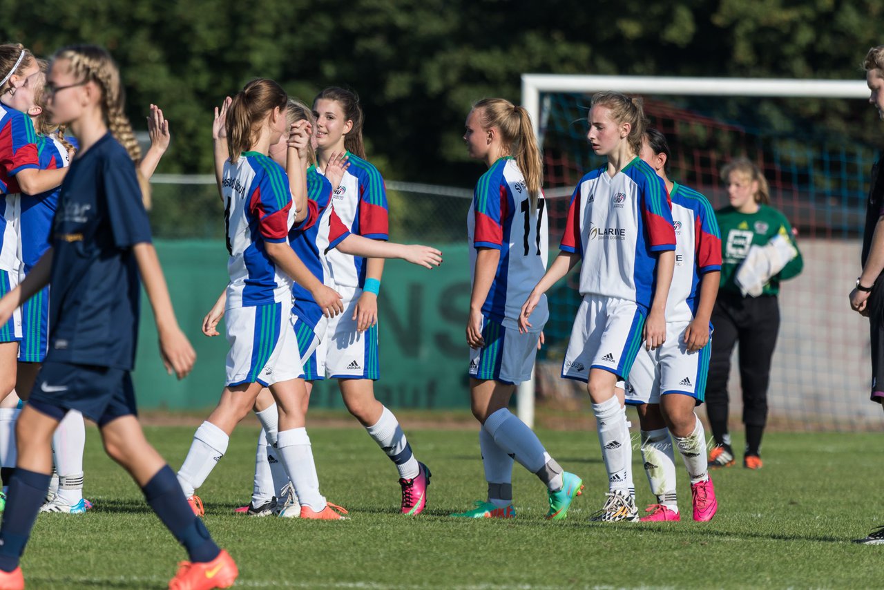 Bild 459 - B-Juniorinnen Krummesser SV - SV Henstedt Ulzburg : Ergebnis: 0:3